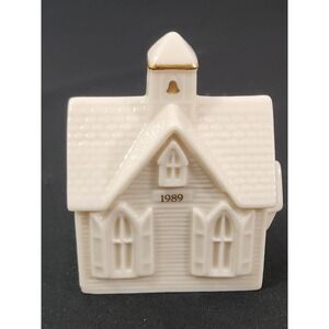 1989 Lenox China Christmas Village - Village Church Ornament